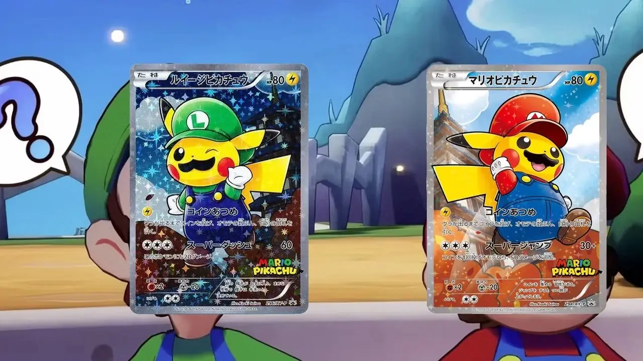 Cartoline intere di mario e luigi pikachu Cartoline intere di mario e luigi pikachu