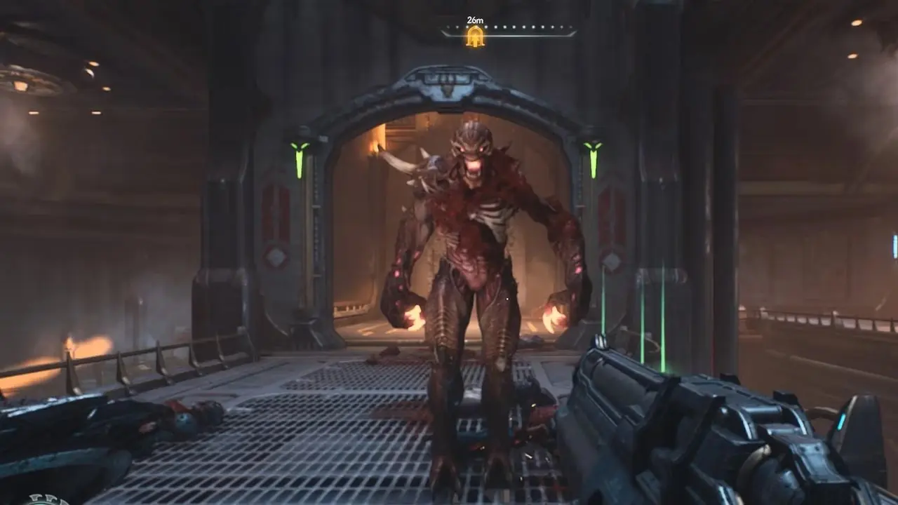 Doom Il nemico del Medioevo ruggisce contro il protagonista (1)
