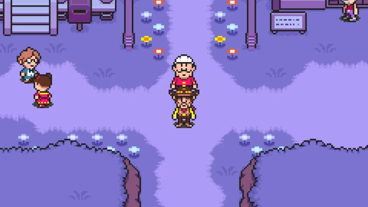 Lutando uma batalha em Mother 3