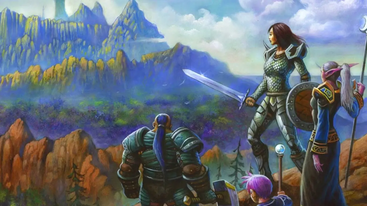 Arte original de las carreras de la Alianza de World of Warcraft