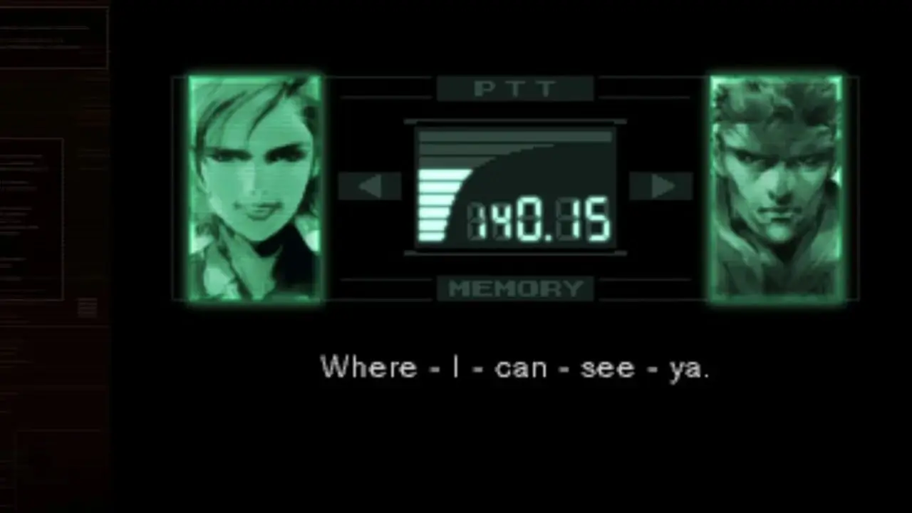 Schermata di Metal Gear Solid 1