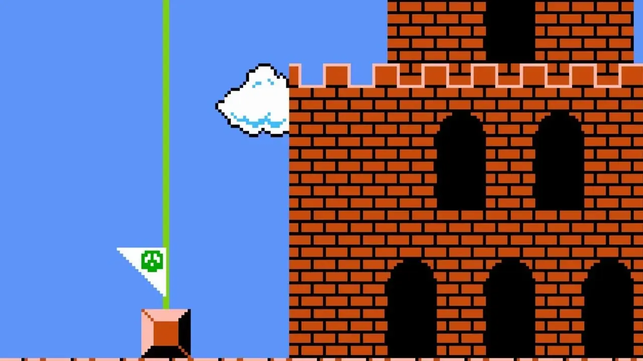 Super Mario Bros'ta (NES) bir bloğa çarpmak