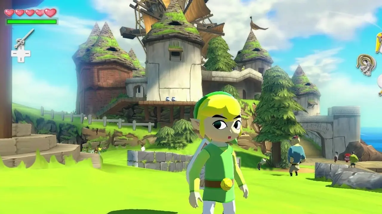 القطع الثلاث من Triforce في Zelda Oracle of Ages