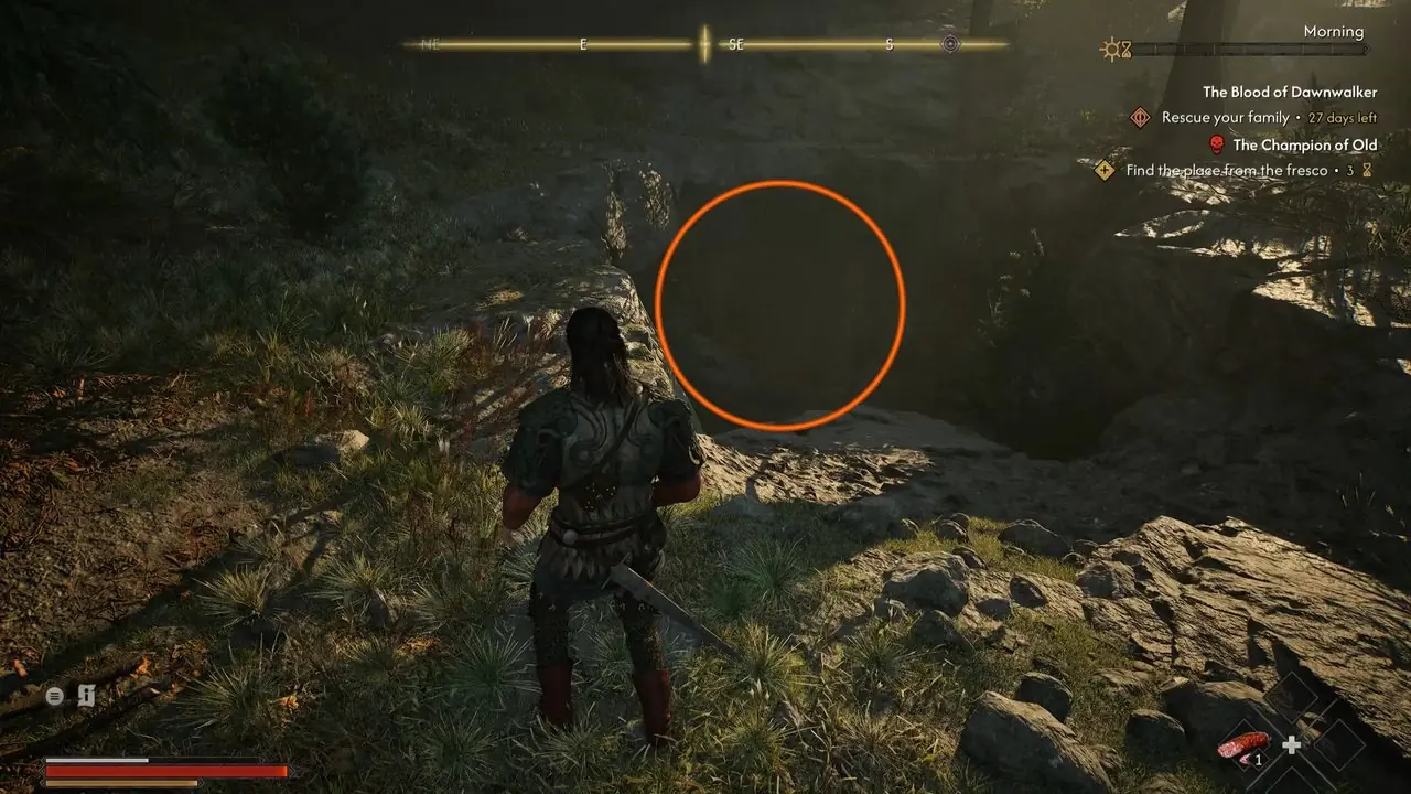 Champions of Old Fresco Location Quest Blood of Dawnwalker