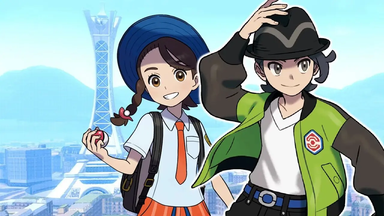 Pokémon-Legends-Z-A-Scarlet-Violet-Trainer Personagem