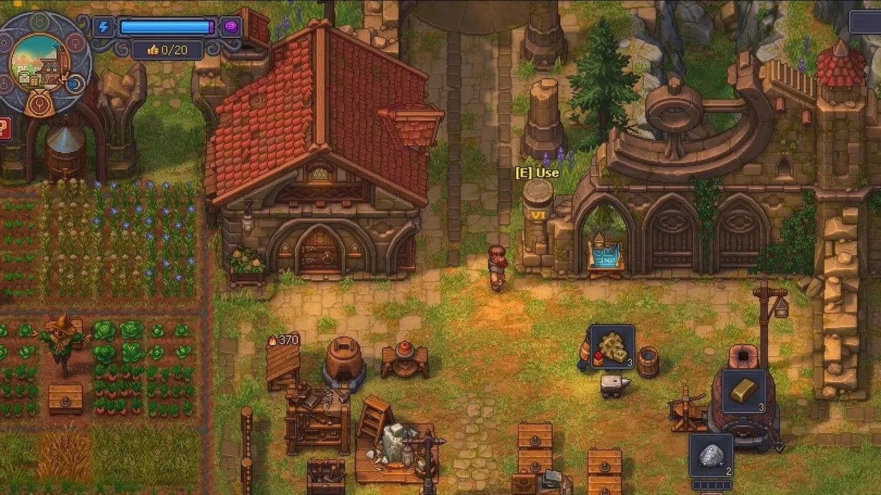 Graveyard Keeper 2 - نقاط طريق السفر السريعة - المنطقة المحيطة بالقاعدة