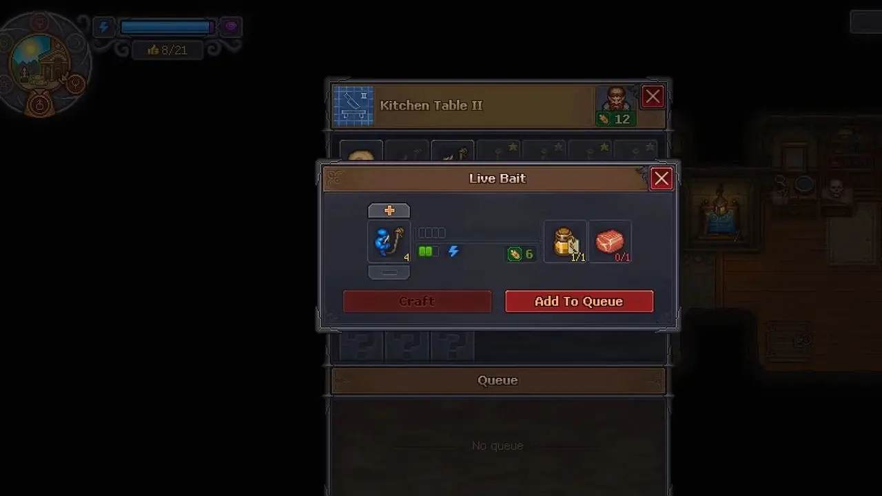 Graveyard Keeper 2 - Pesca com isca viva Graveyard Keeper 2 - Pesca com isca viva