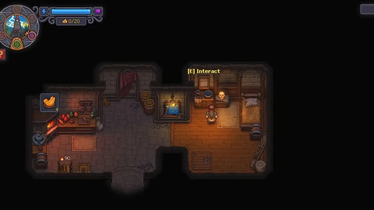 Graveyard Keeper 2 — Внешний вид — Комод с зеркалом в доме Graveyard Keeper 2 — Внешний вид — Комод с зеркалом в доме