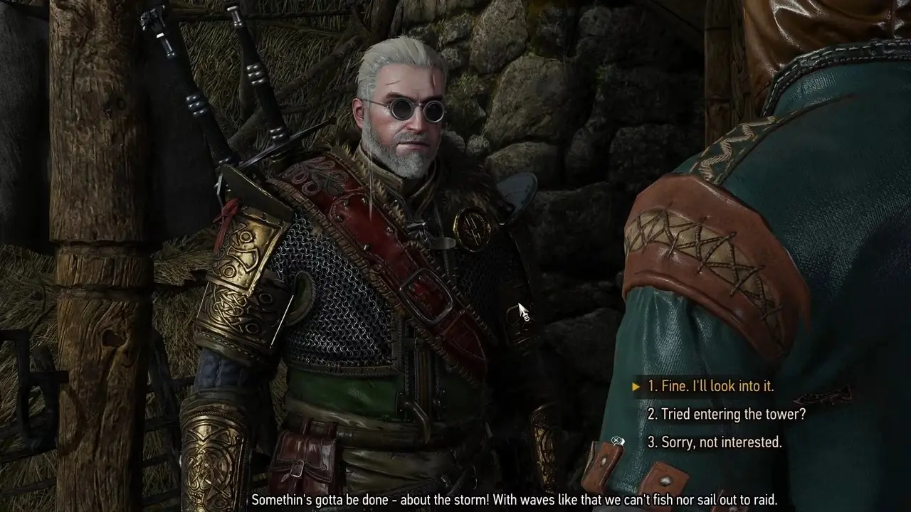 The Witcher 3의 Tower Outta Nowheres Wallthrough(3)