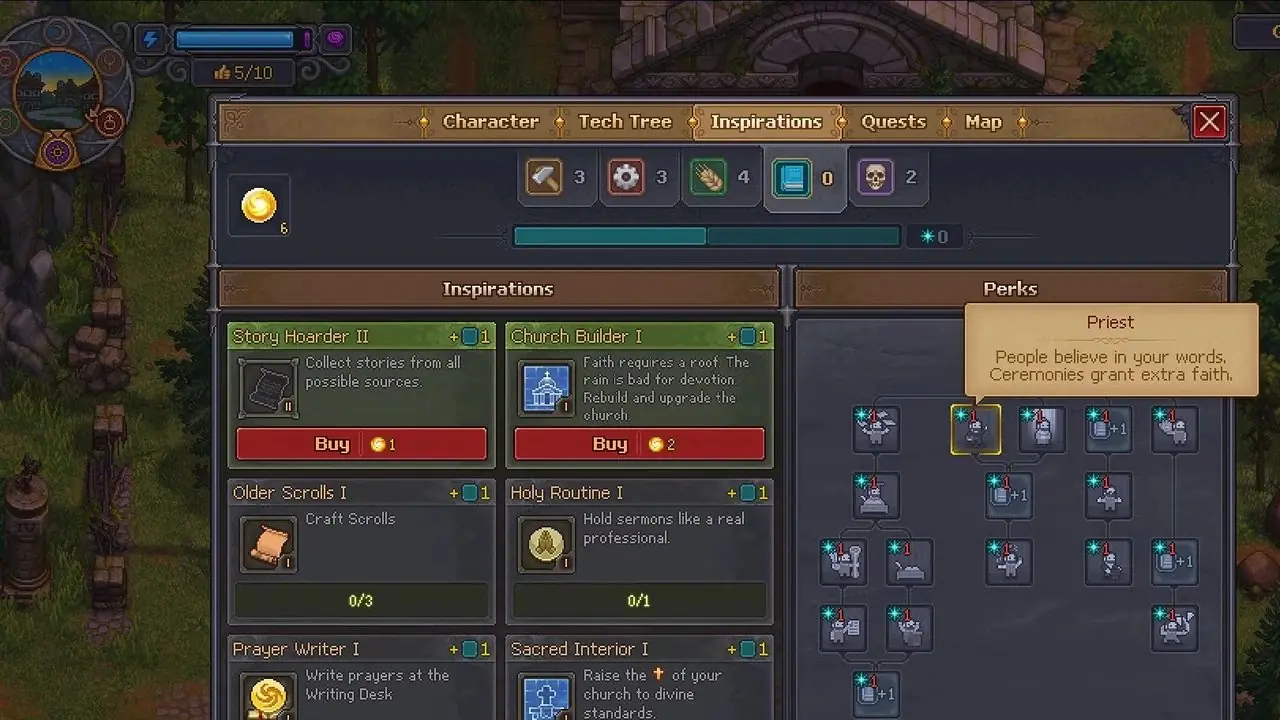 Graveyard Keeper 2 - Priest Perk