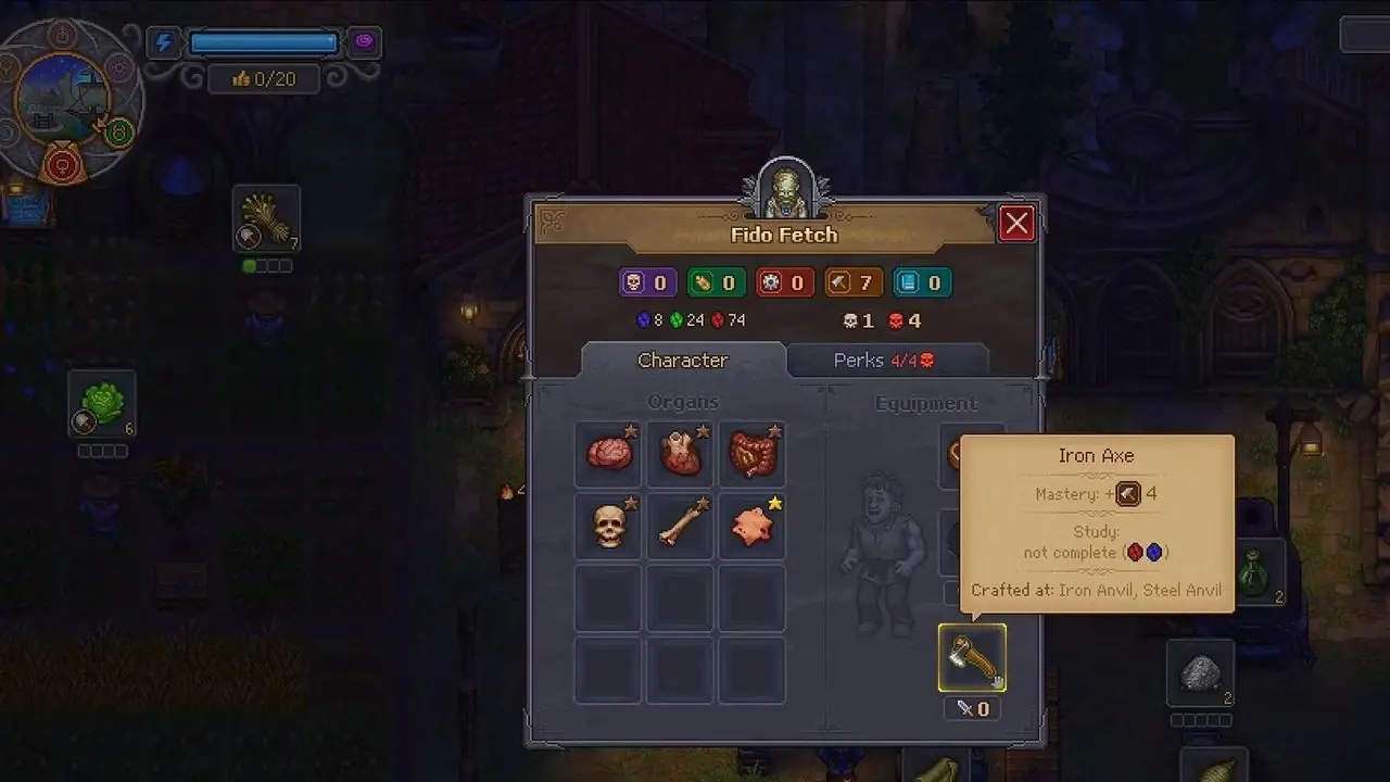 Graveyard Keeper 2 - Herramientas zombis