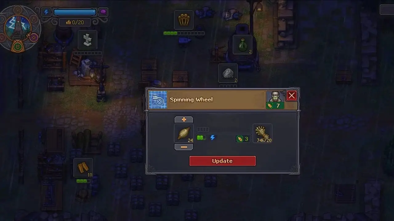 Graveyard Keeper 2: agregar cola de elaboración para zombies