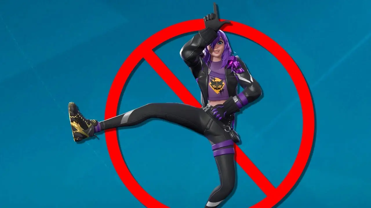 كيفية إخفاء المشاعر الهجومية في Fortnite