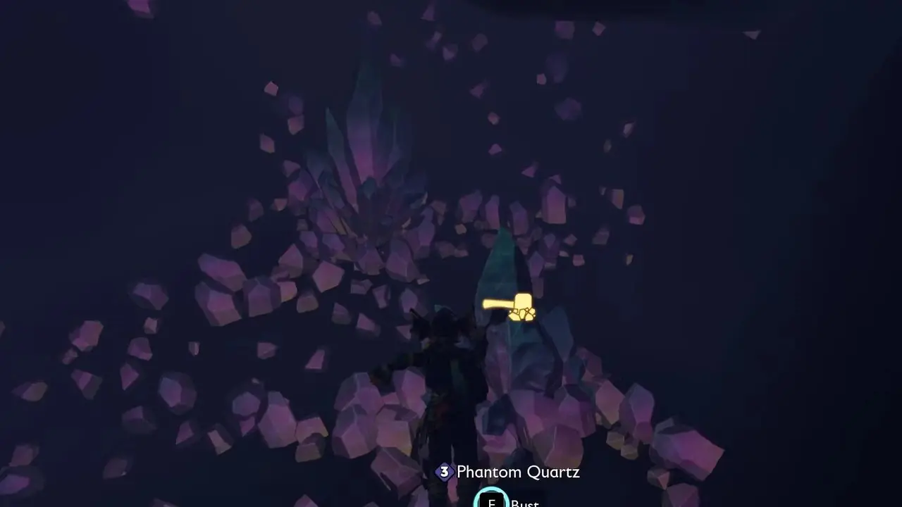 Localização do Phantom Quartz aterrado 2 no abismo