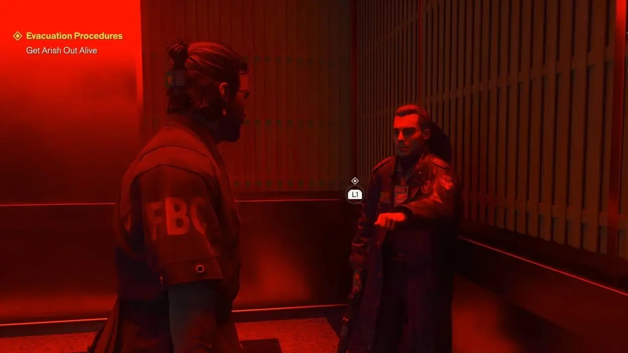 Emplacement de la carte-clé de niveau 2 dans Control Resonant (1)