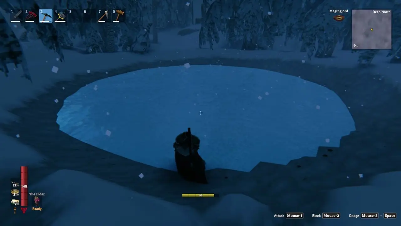 Valheim Deep North frossen dam