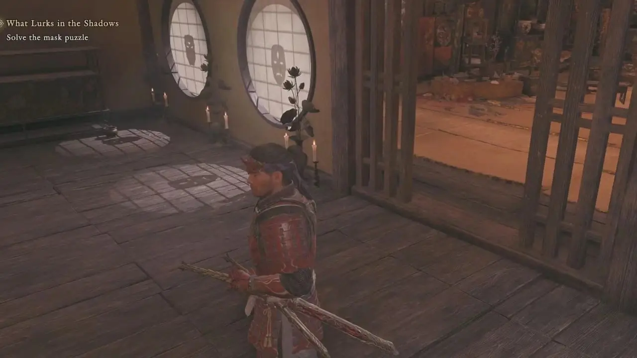 Onimusha WoTS'ta Maske Yapboz alanı