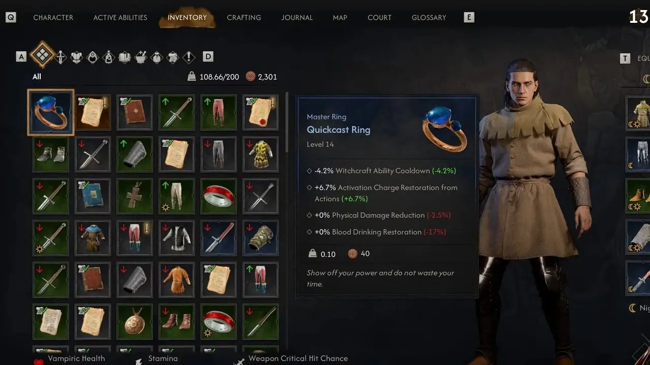 The Blood of Dawnwalker: Guía completa de actualización de equipo 3
