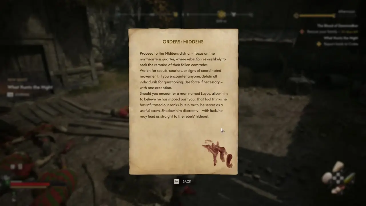 var layos ansvariga vad jagar nattblodet av dawnwalker
