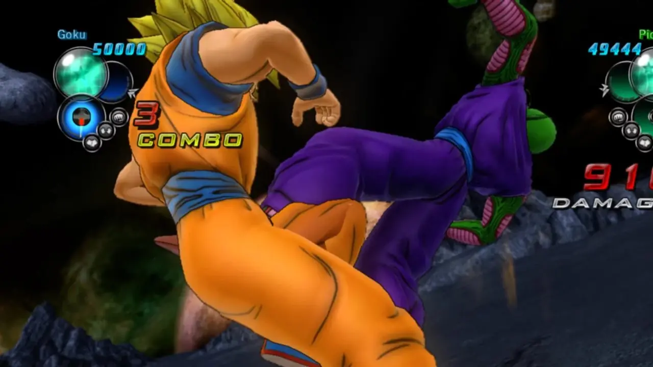 legado de goku escena inicial con goku en la isla tortuga