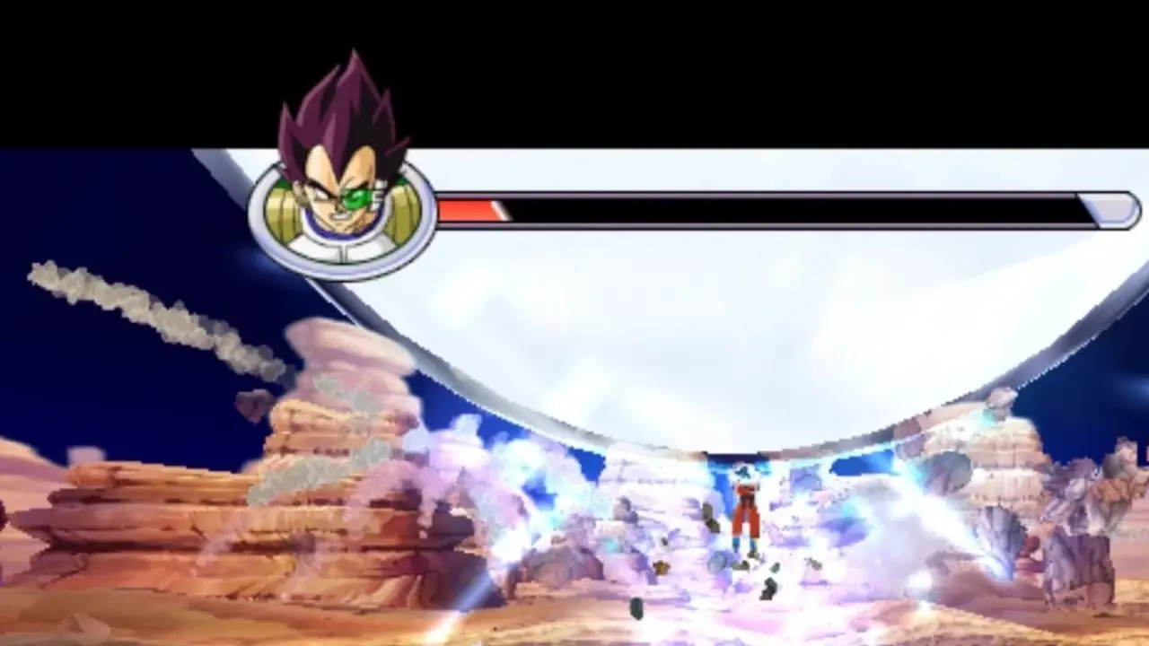 legado del juego goku en pantalla