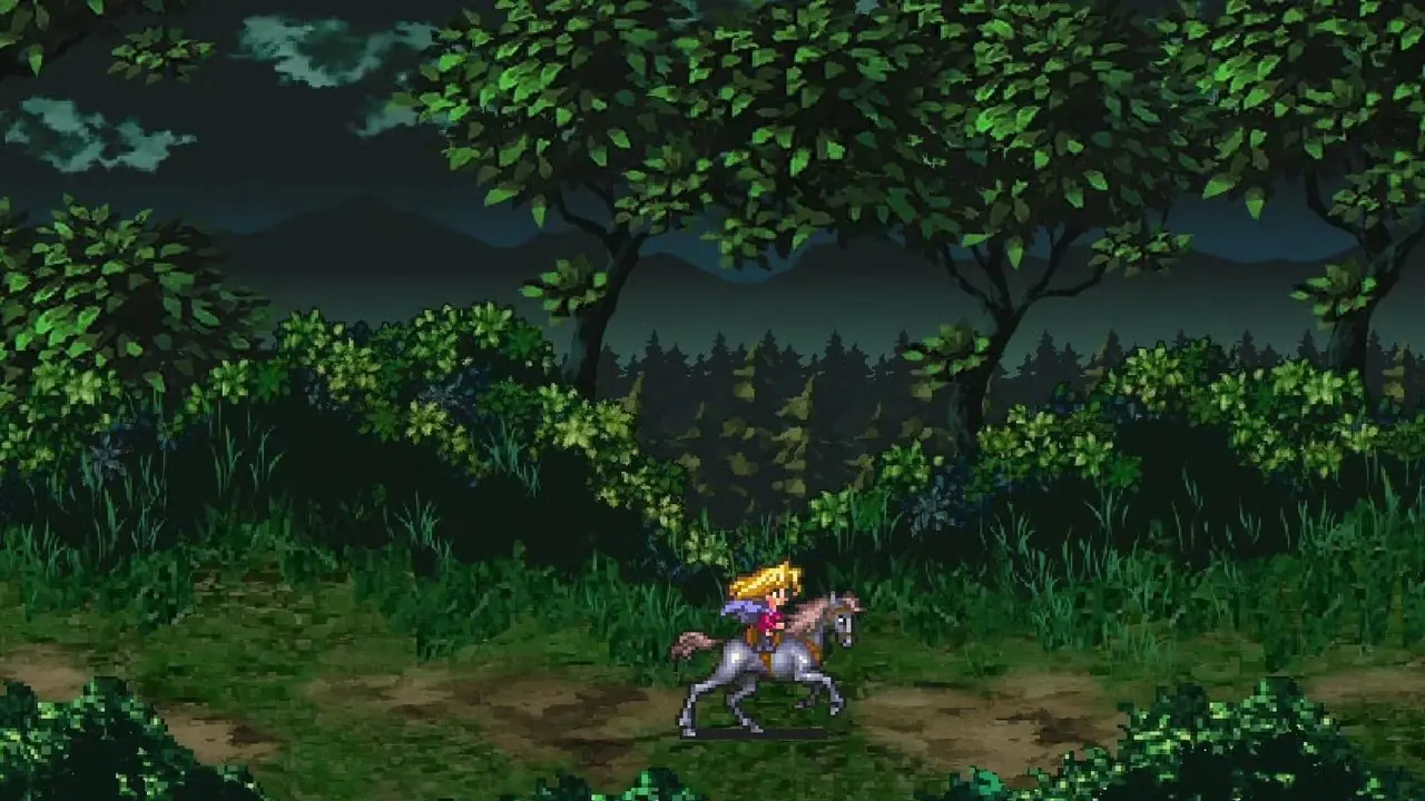 Tactics Ogre Let Us Cling Together montando festa antes da batalha