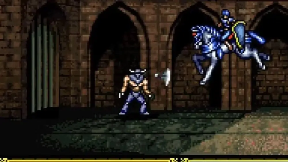 Spela en match på ett slott i Tactics Ogre Let Us Cling Together