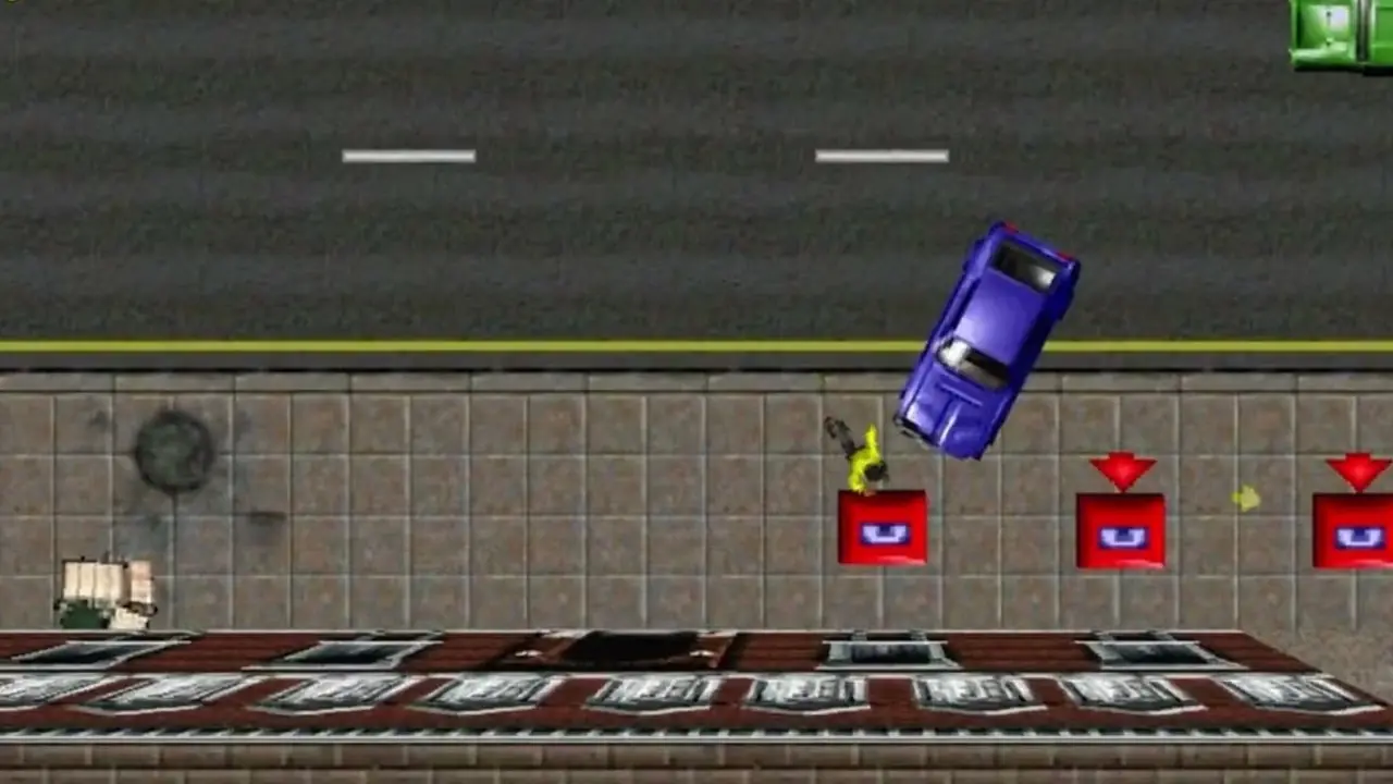 《GTA 6》中杰森和露西亚在车里。