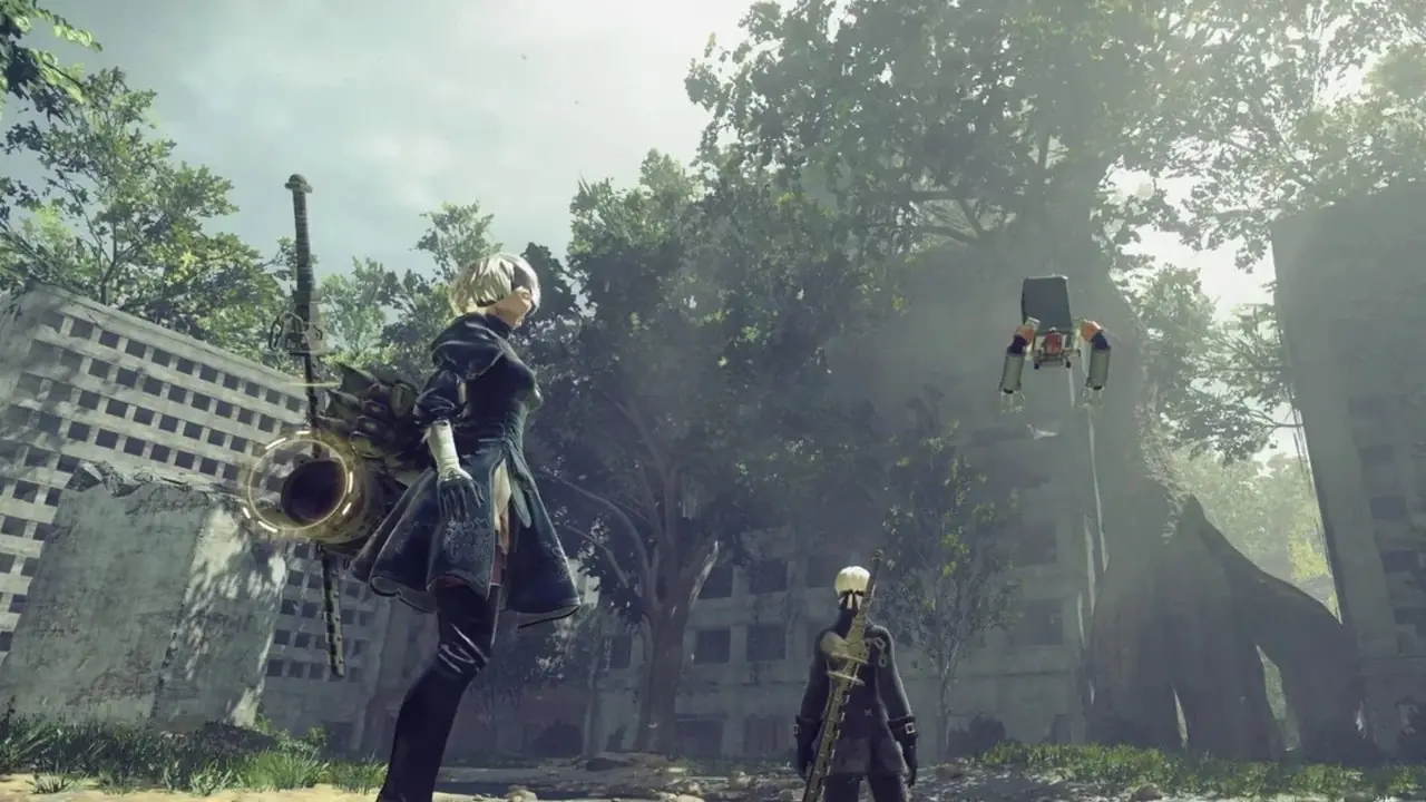 Nier Automata Schwertkampf
