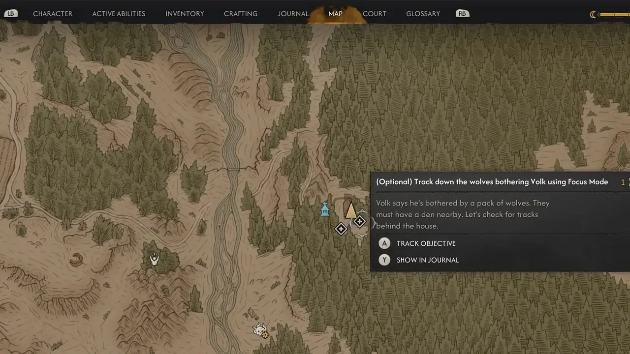 enterré le guide de quête 5 dans le sang de Dawnwalker