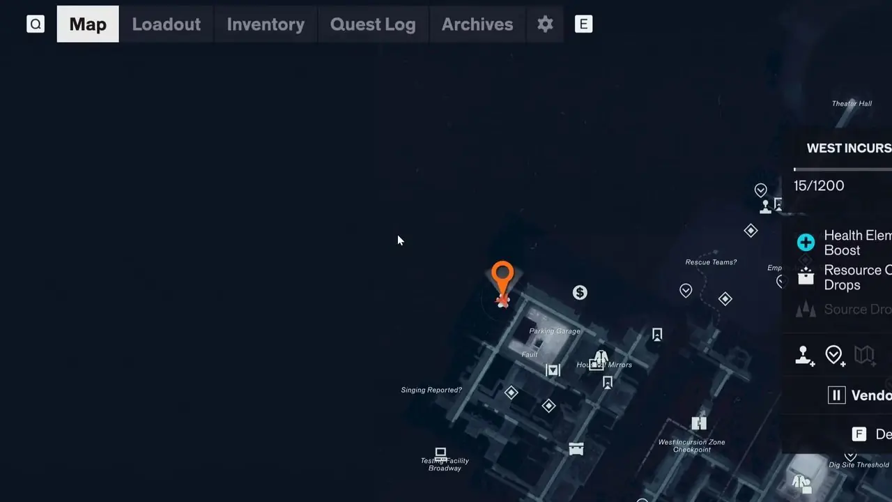 West Incursion Zone Dog Location Control Resonant