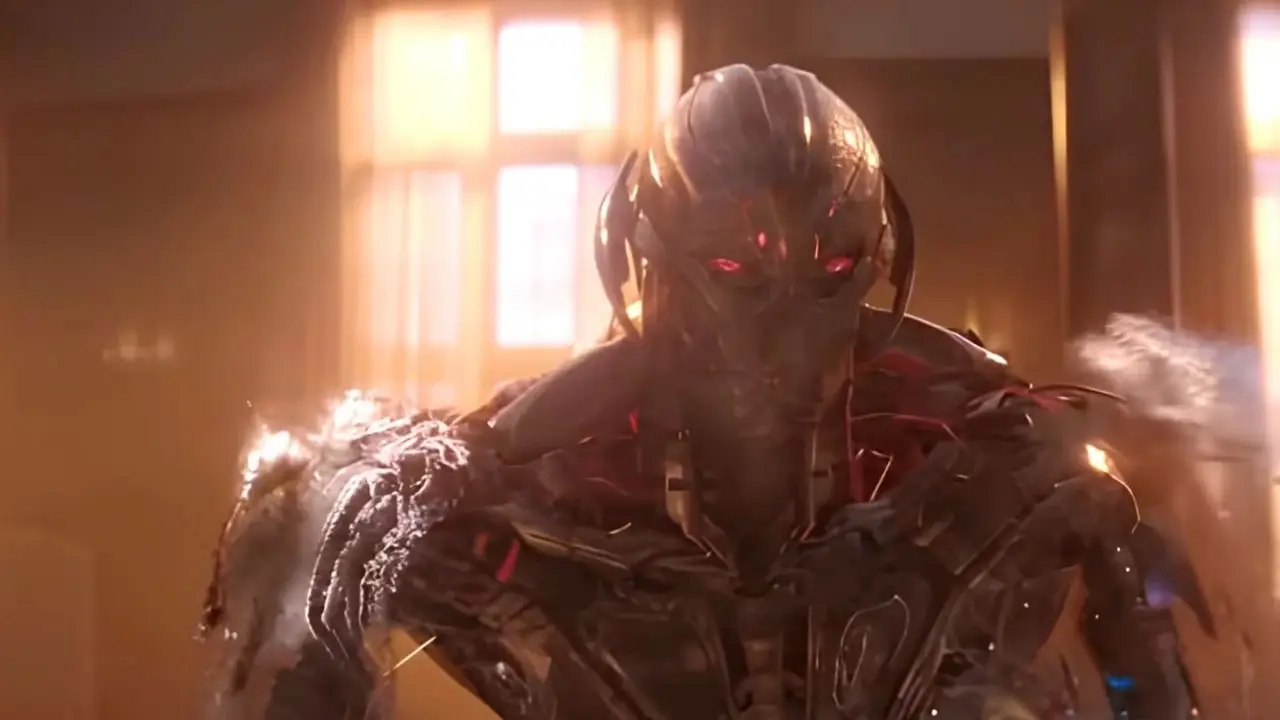 Ultrón en su forma robótica en VisionQuest Ultrón en su forma robótica en VisionQuest