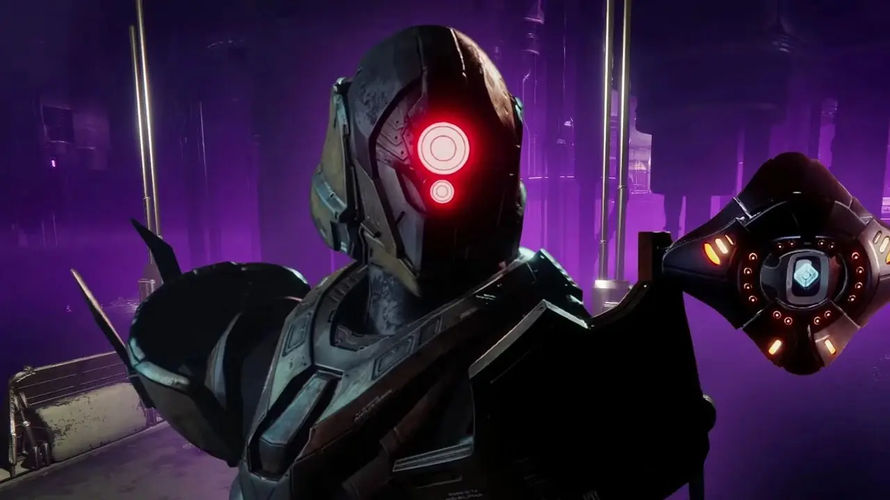 Destiny 2 の世界を喰らう者レイドでガーディアンとゴーストを描いた画像