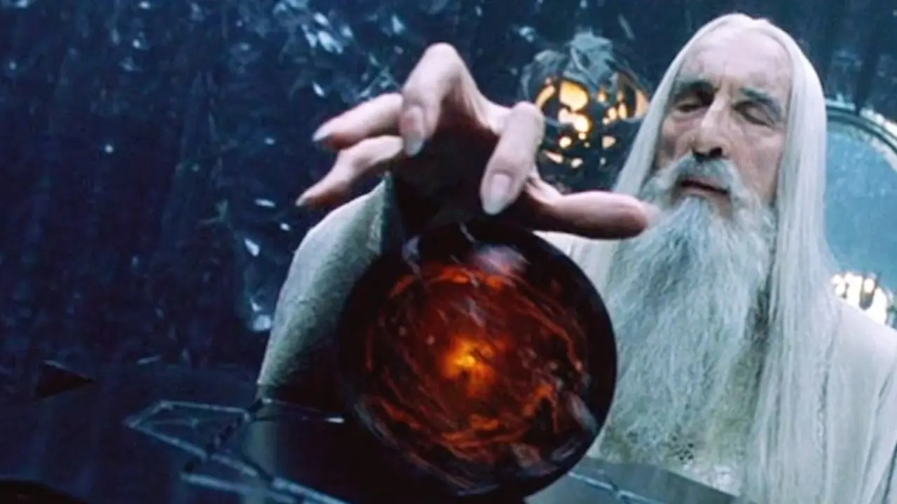 Frodo y Gandalf en El Señor de los Anillos: La Comunidad del Anillo