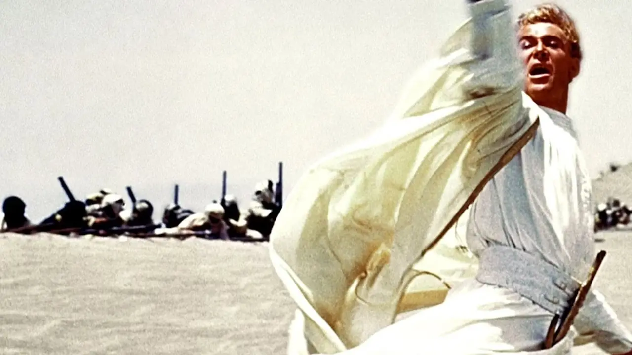 Un fotograma de Lawrence de Arabia 1962 Un fotograma de Lawrence de Arabia 1962