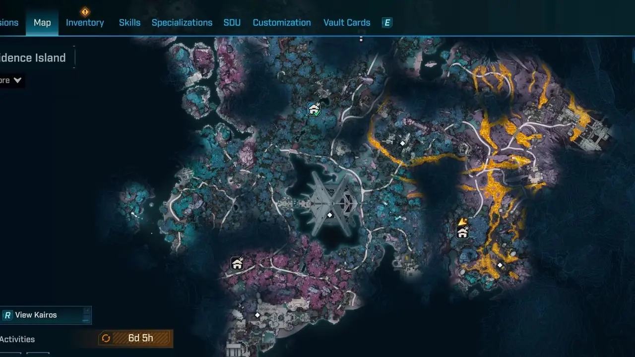 Todas las ubicaciones de Tiki Bar en Borderlands 4