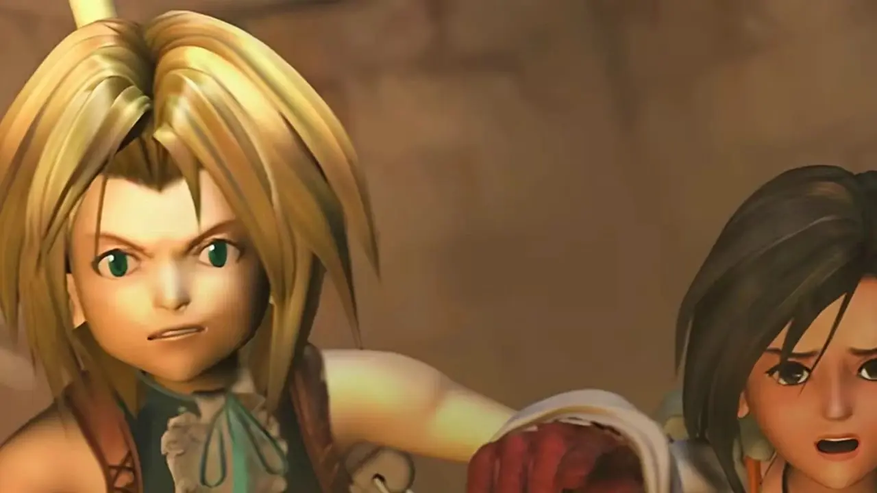 ファイナルファンタジー 9 (HD) でキャラクターがエイコと出会うシーン