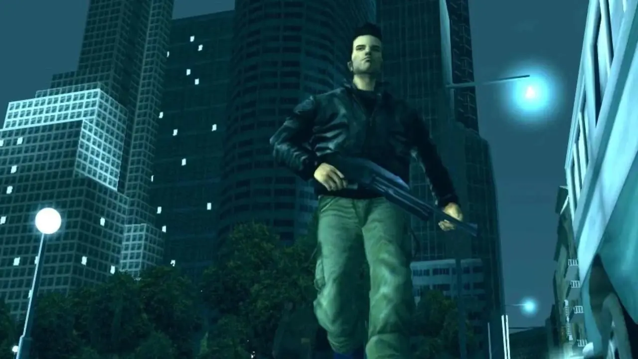 Un'immagine con tre personaggi di GTA 6 davanti alla Tokyo Tower in Ghostwire: Tokyo.