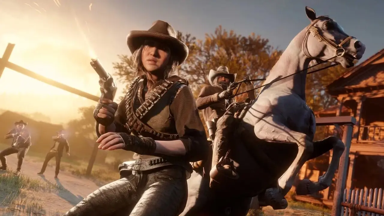 rdr2_arthur_morgan_fire_upscaled_3840x2160