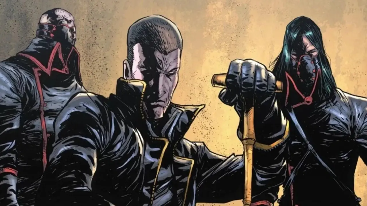 Uma imagem da história em quadrinhos de The Blade Itself