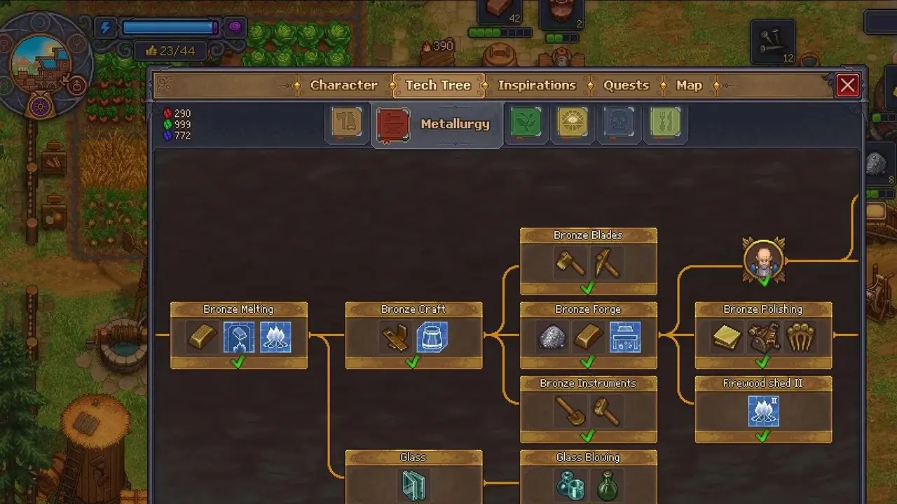 Graveyard Keeper 2 - 청동 연마 기술 Graveyard Keeper 2 - 청동 연마 기술