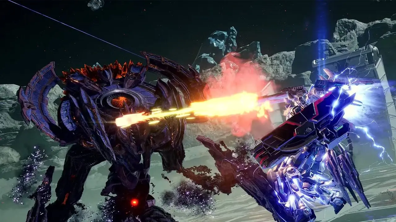 Gundam Rogue Orbit Trailer Skärmdump Mobile Suite with Sword