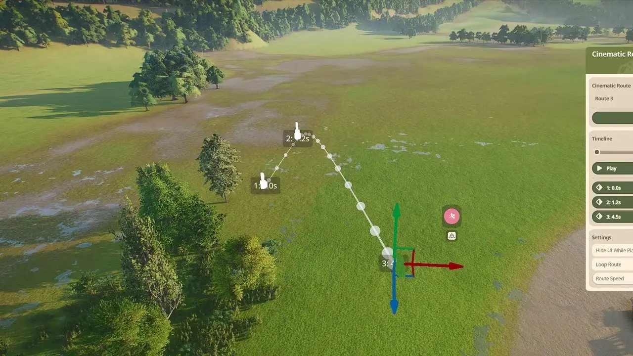 Planet Zoo 2 - Editor de rutas cinematográficas
