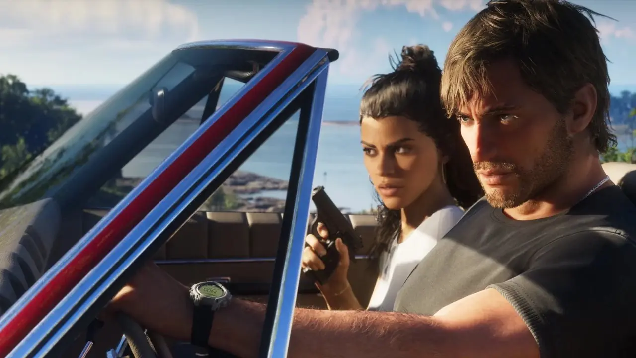 कार में GTA 6 लूसिया