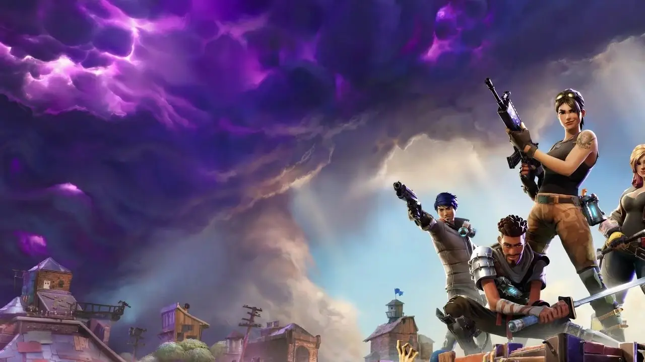 Rufy sulla chiave di Fortnite Art