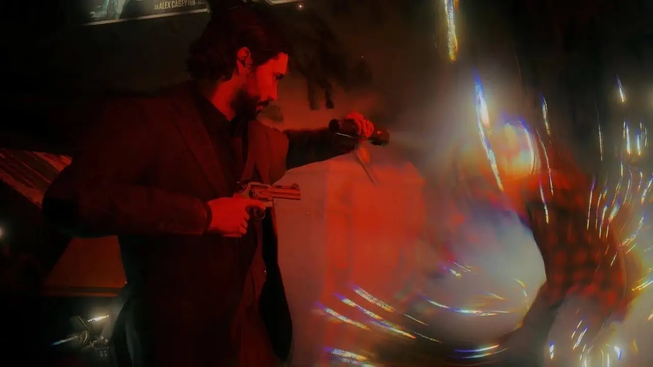 Erschieße Feinde als Saga in Alan Wake 2