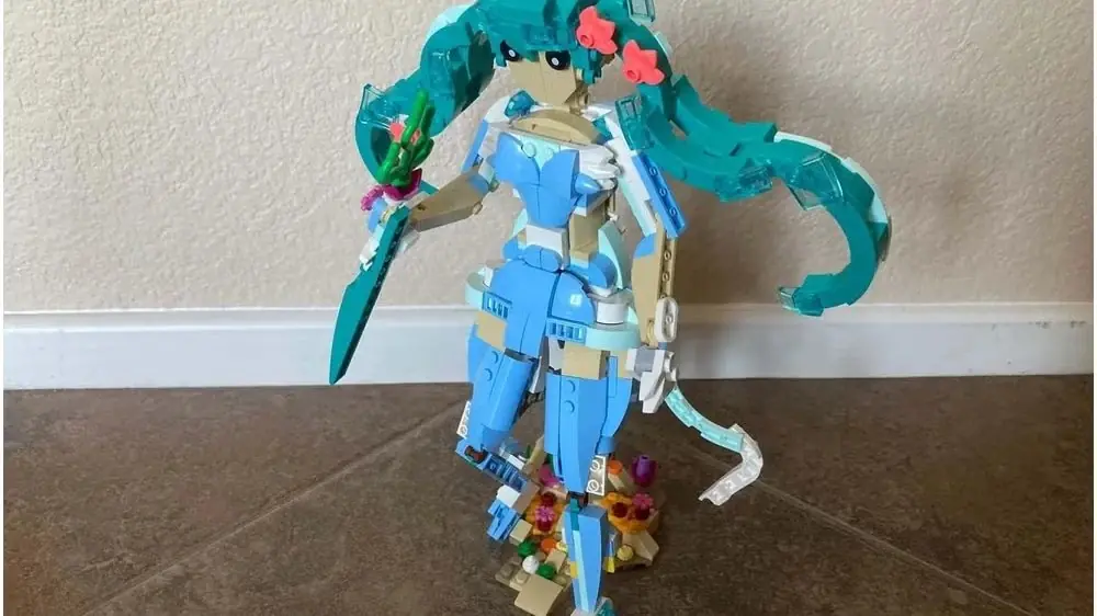 LEGO 3'ü 1 arada Güzel Yunus Seti, Fazladan Parça Olmadan Hatsune Miku'ya Dönüşüyor 3
