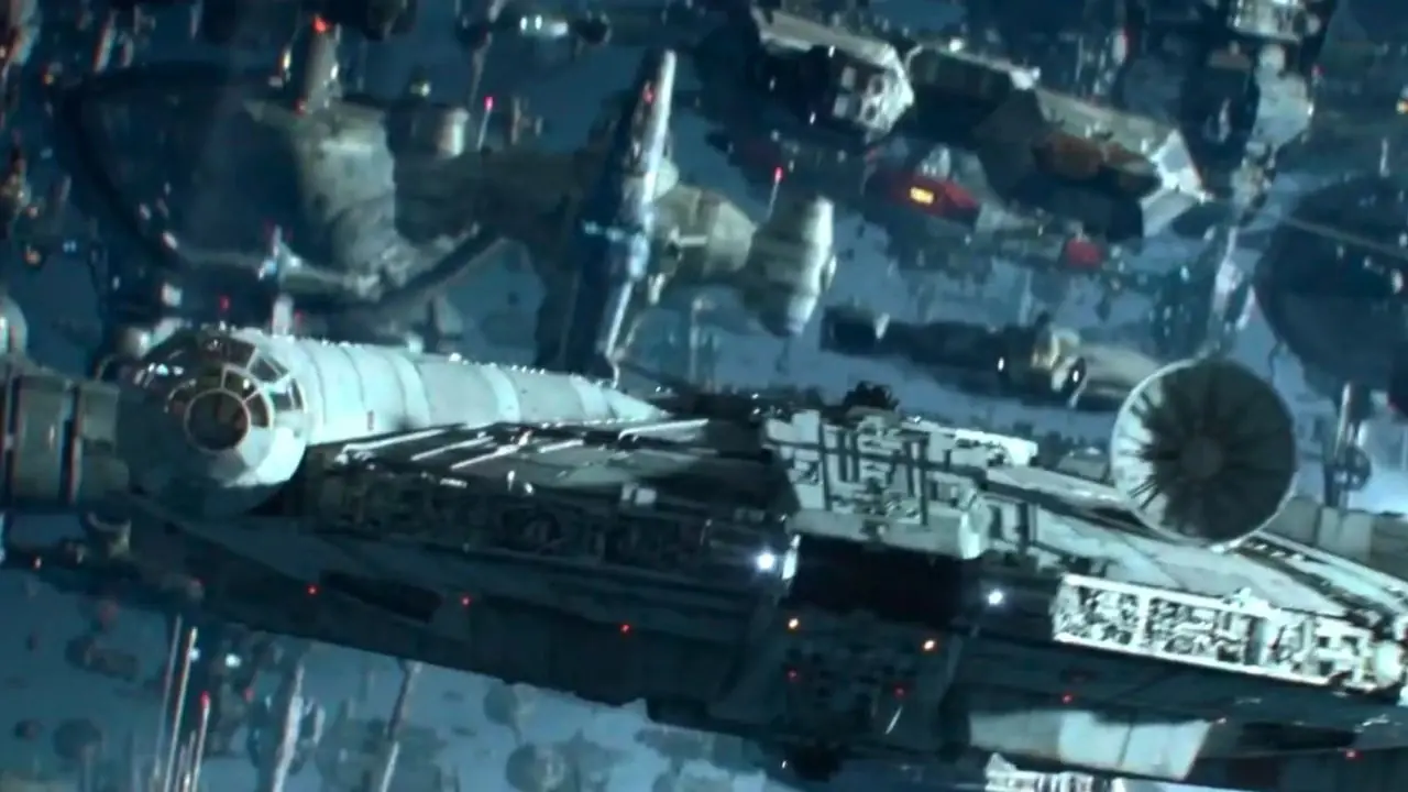 Millennium Falcon set
