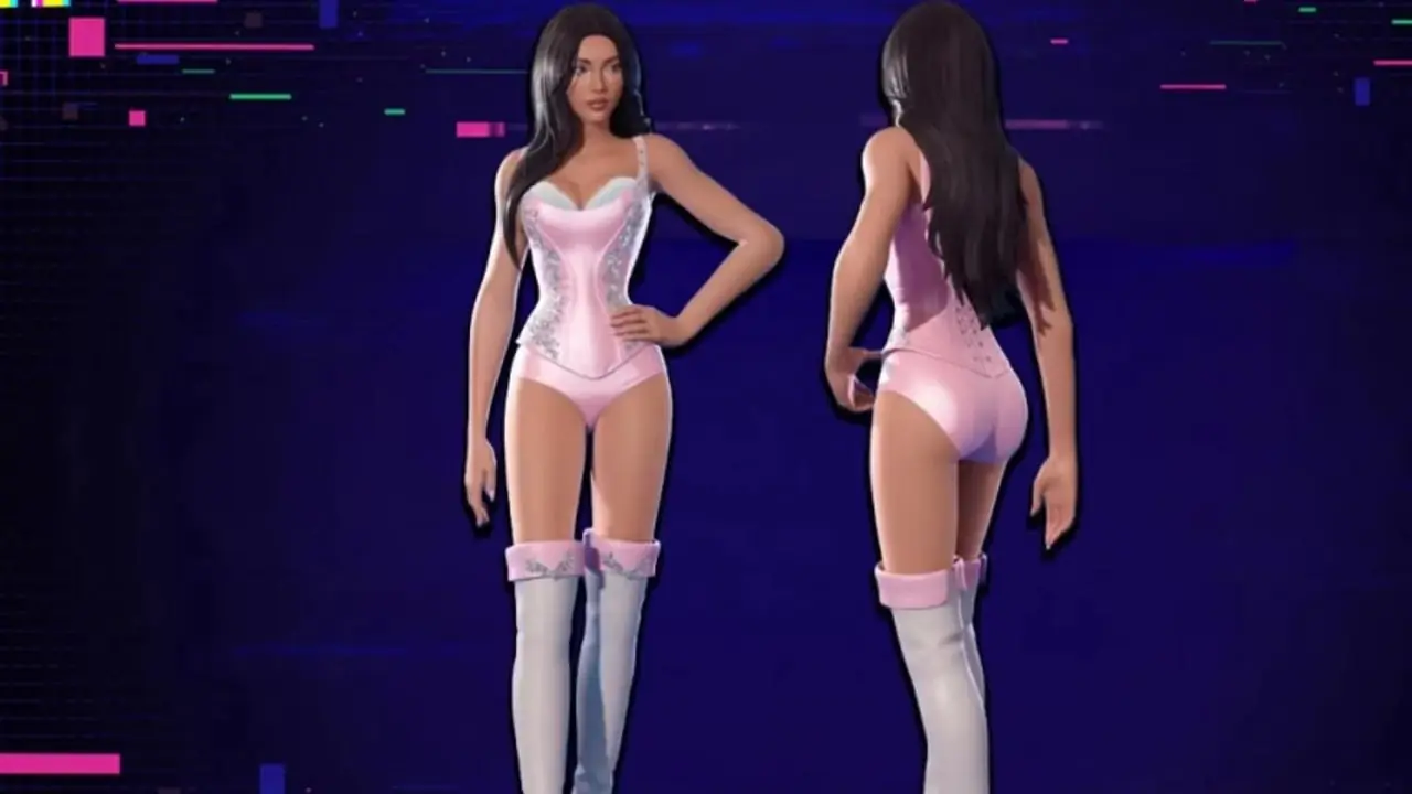 Madison Beer-bild med Fortnite-overall