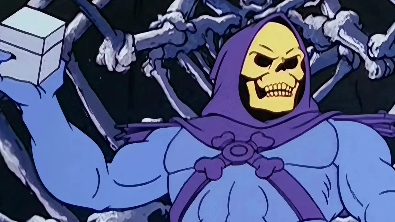 Skeletor Sittende på en trone
